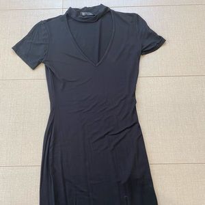 Black mini dress
